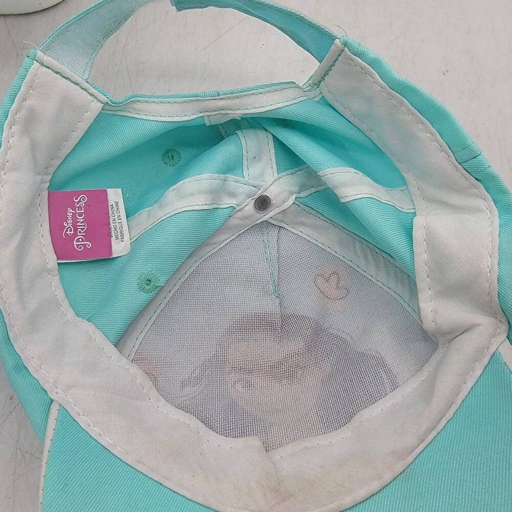 Disney Princess Moana Kids Adjustable Hat Blue Turquoise Maui Hay Hay Cute